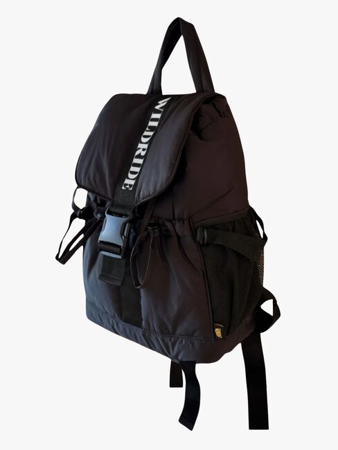 Wildride Wickeltasche Rucksack, Black