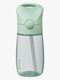 b.box Trinkflasche 380 ml mit Trinkhalm, Spearmint