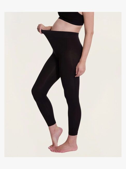 Cache Coeur CURVE SEAMLESS Umstandsleggings, Black