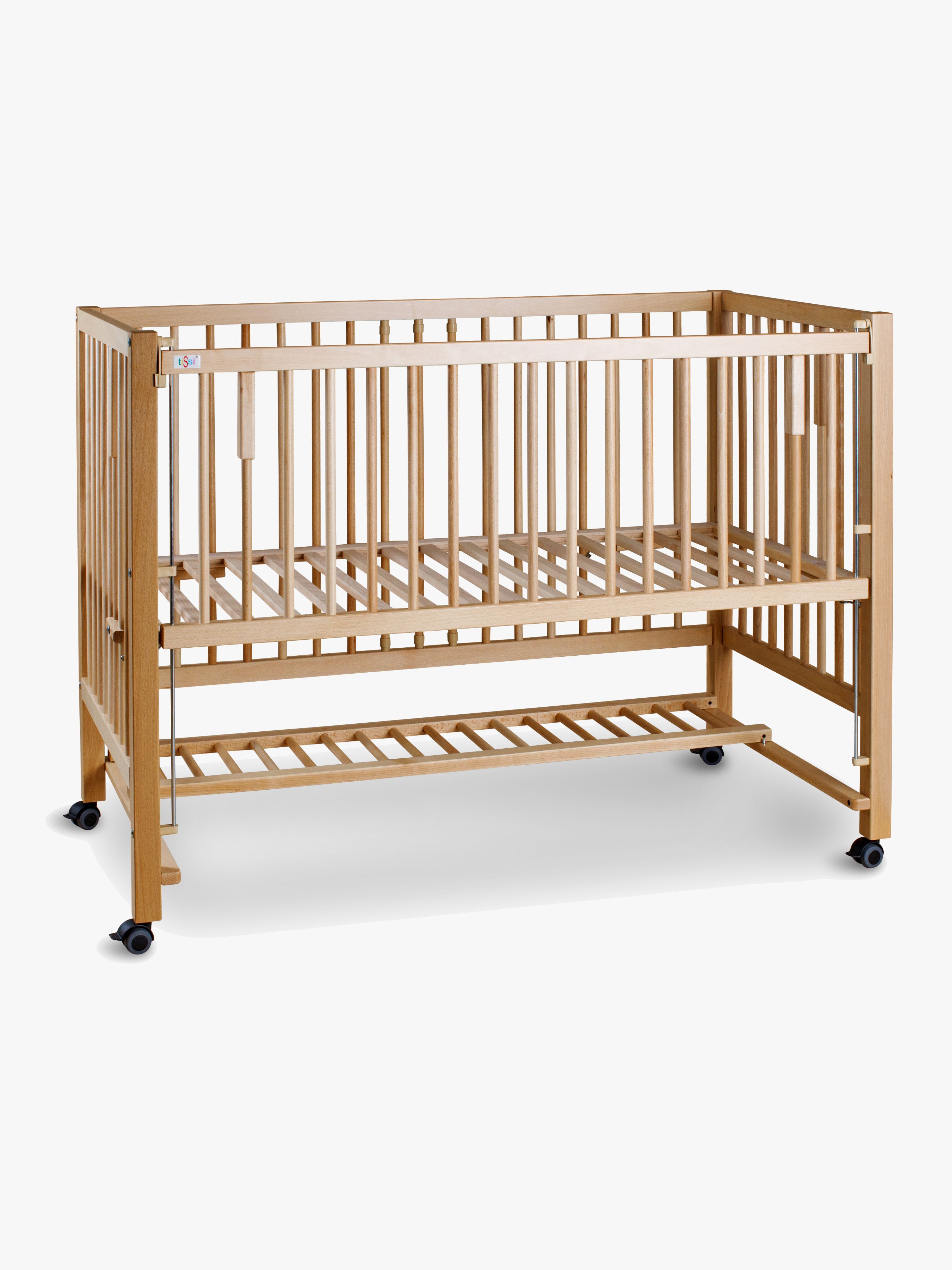 XXL Beistellbett HAJO 120x60 cm, Natur