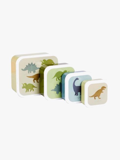 A Little Lovely Company Lunchbox-Set, Dinosaur