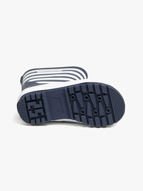 Nordbjørn Dunder Gefütterte Gummistiefel, Navy/White
