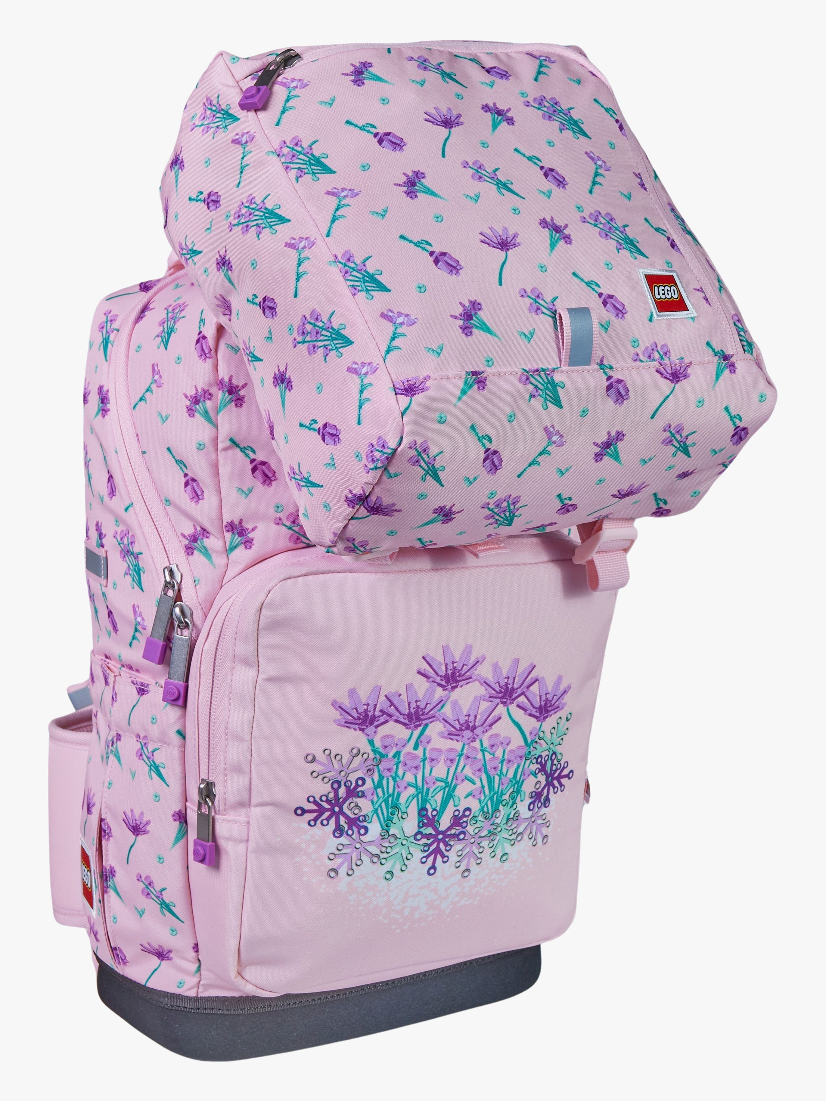 LEGO® Flowers Kinder Rucksack 20L, Rosa