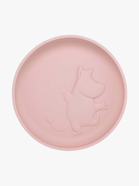 Mumin Geschirr-Set Silikon, Rosehip Pink