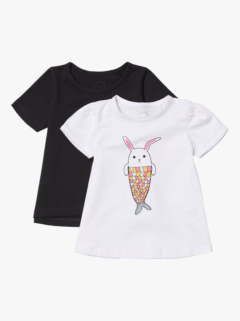 Luca & Lola Emily Oberteil 2er Pack, White/Anthracite