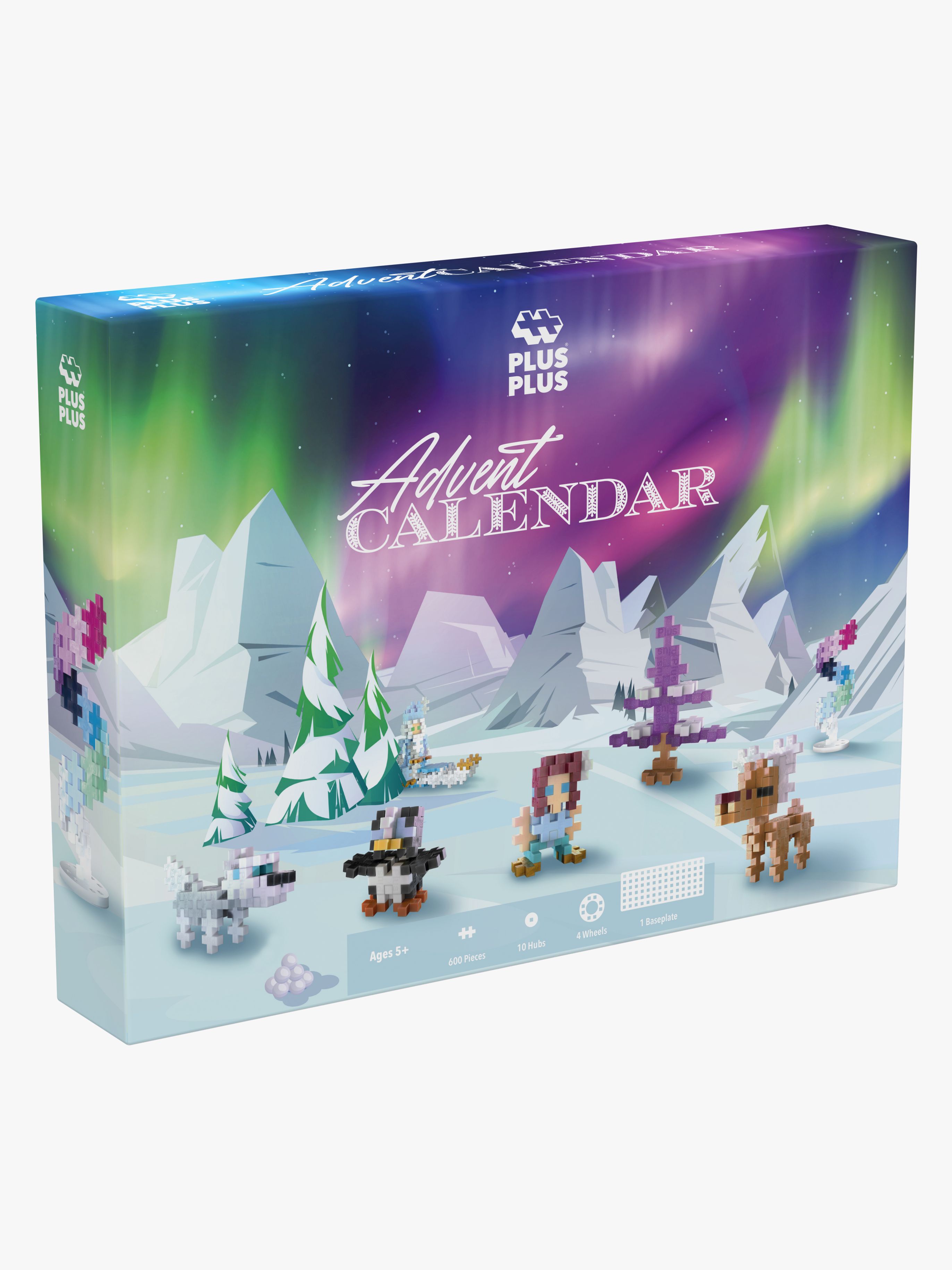 Plus Plus Adventskalender Santa's Northern Lights Adventure
