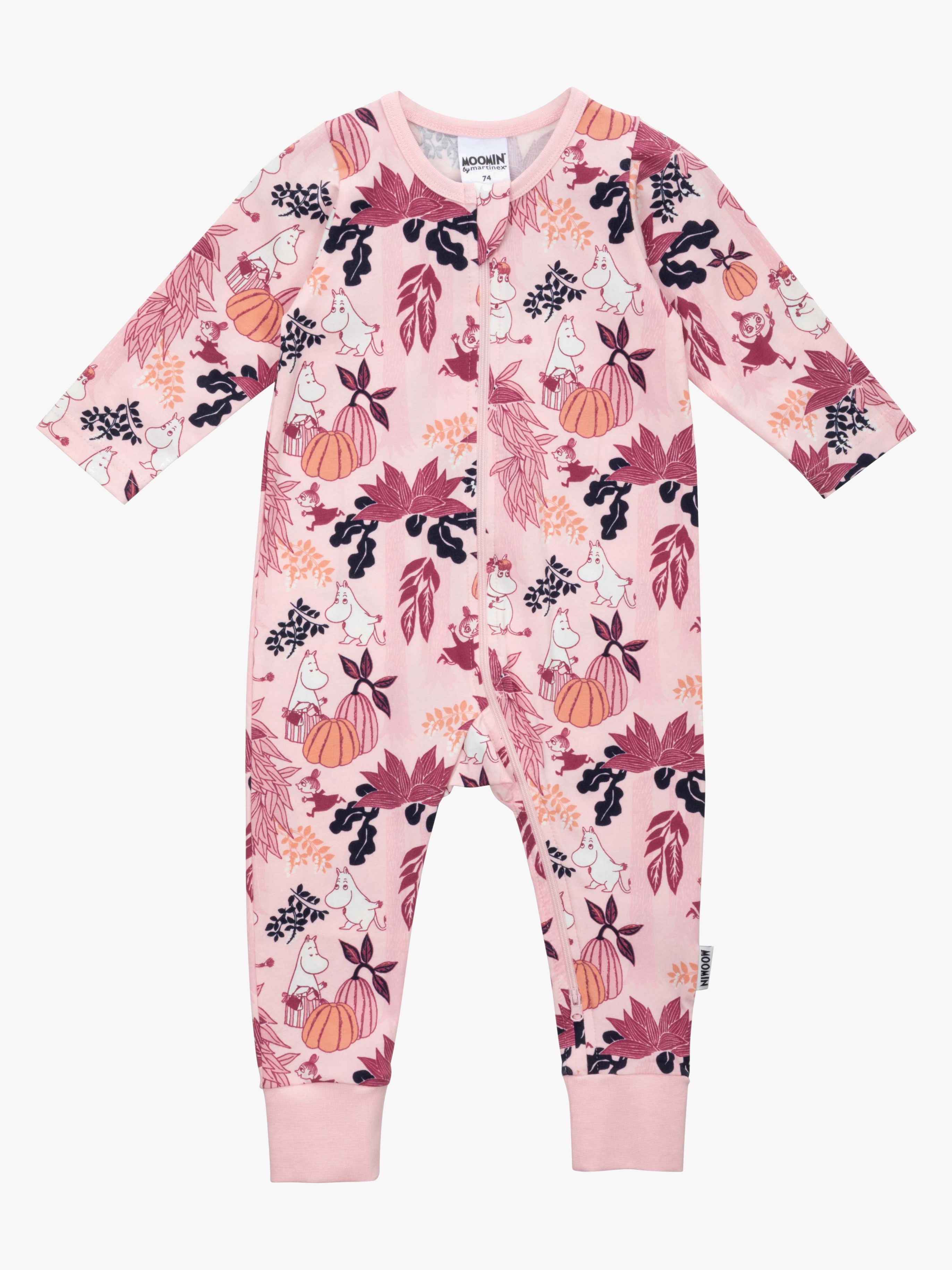 Moomin by Martinex Kürbis Pyjama Baby, Rosa, 68