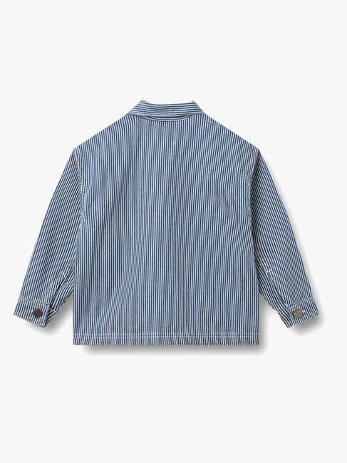 Wheat Cole Overshirt, Denim Stripe