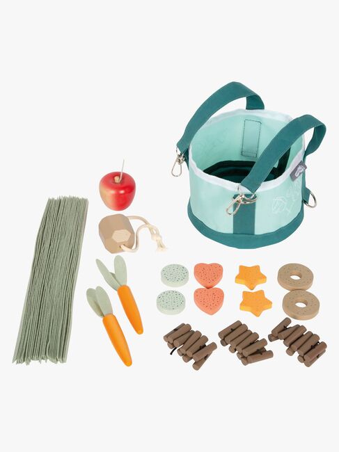 Small Foot Fütterset mit Tasche für Steckenpferd