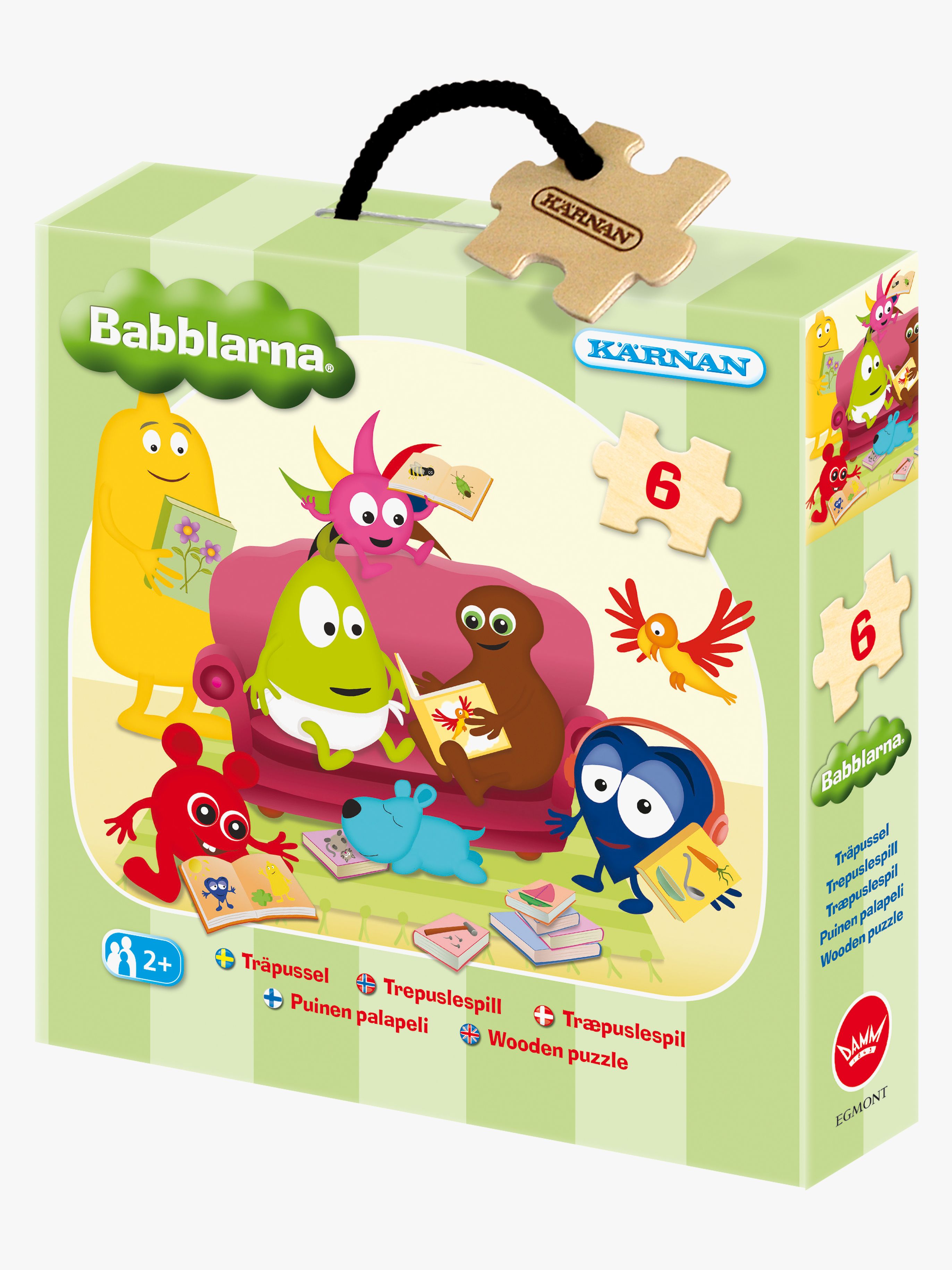 Kärnan Babblarna Holzpuzzle 6 Teile