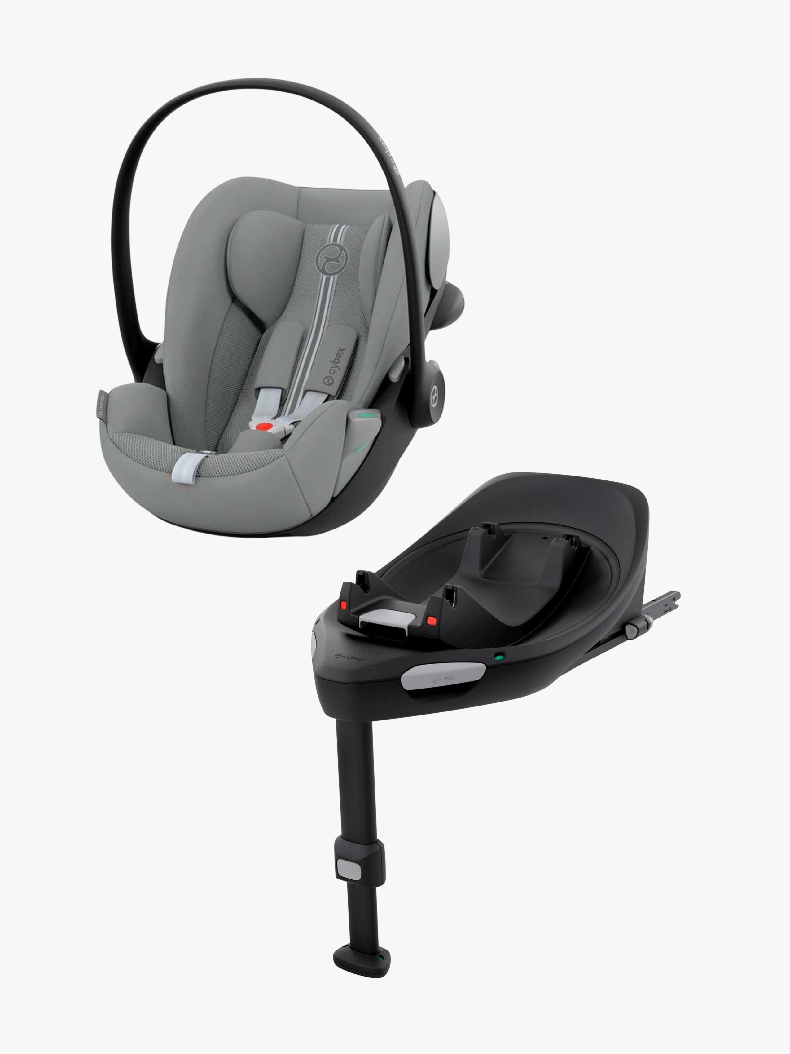 Cybex Cloud G3 i-Size Plus Babyschale inkl. Basis, Stone Gray