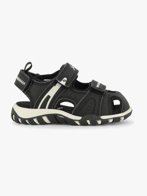 Leaf Runn Sandalen, Schwarz