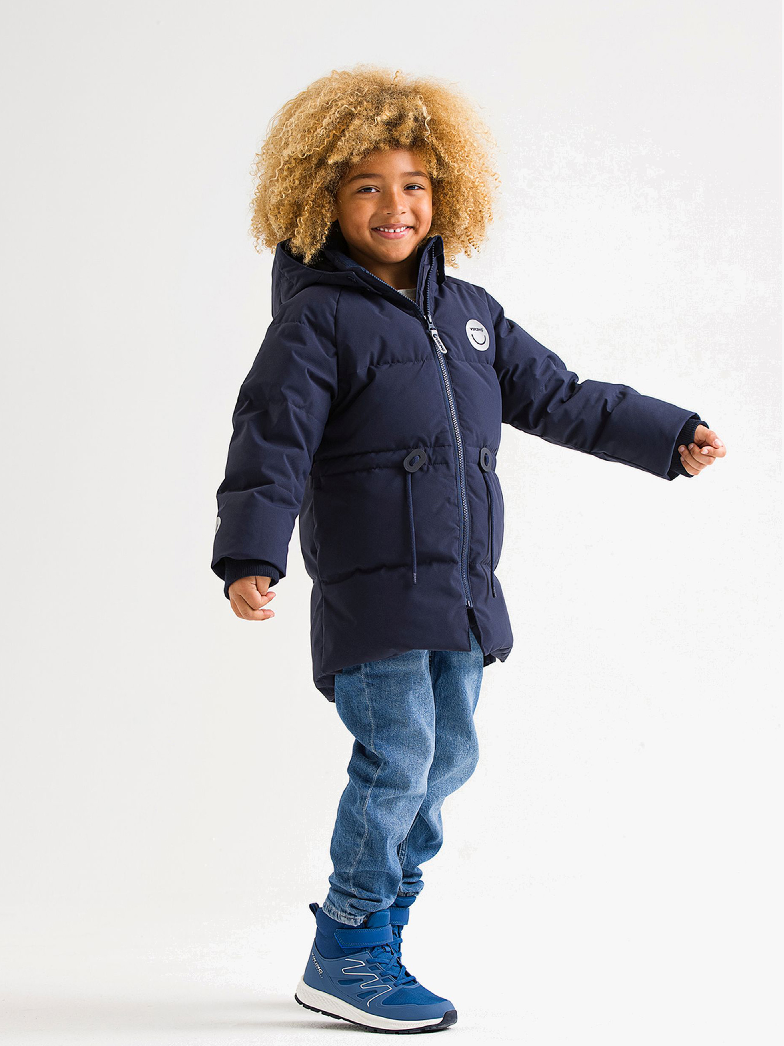Viking Expower Winterjacke, Marineblau, 104