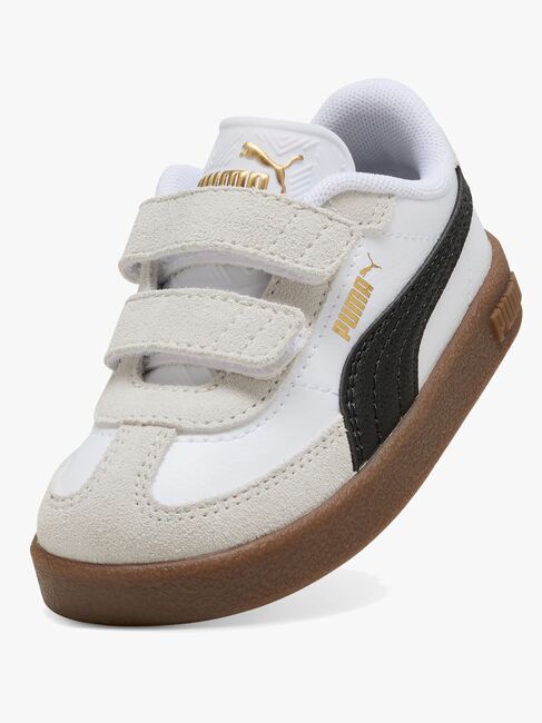 Puma Club II Era V Infant Sneaker, White/Black