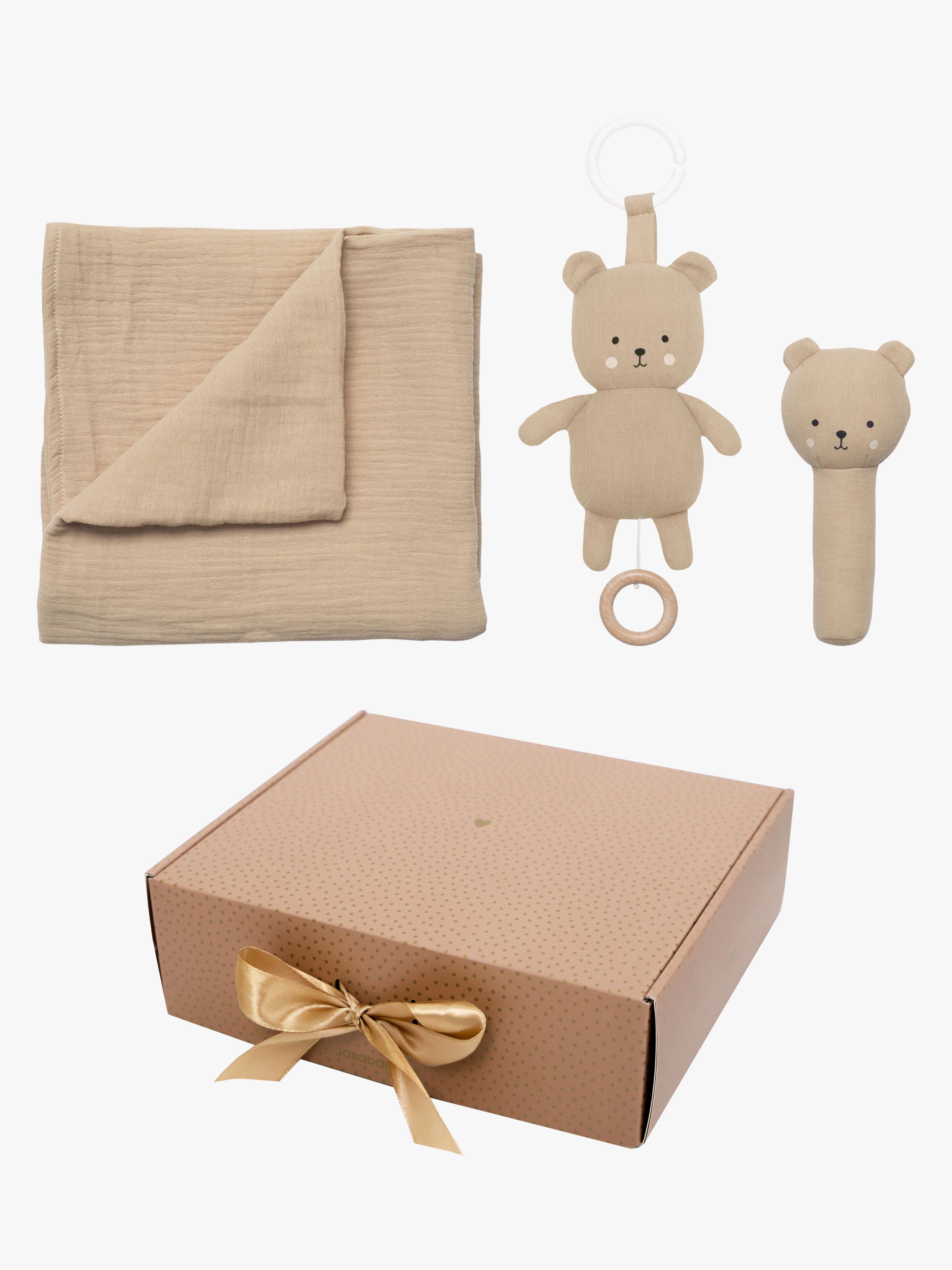 Jabadabado Teddy Decke Geschenkset, Beige