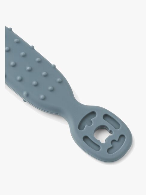 LIEWOOD Caelia Anfänger-Löffel 4er-Pack, Whale Blue Multi Mix