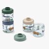 LIEWOOD Dominique Tritan Snackboxen 100 ml 4er-Pack, Fun/Beach Blue