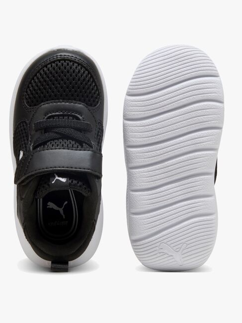 Puma Fun Racer 2 AC+ Infant Sneaker, Black/White