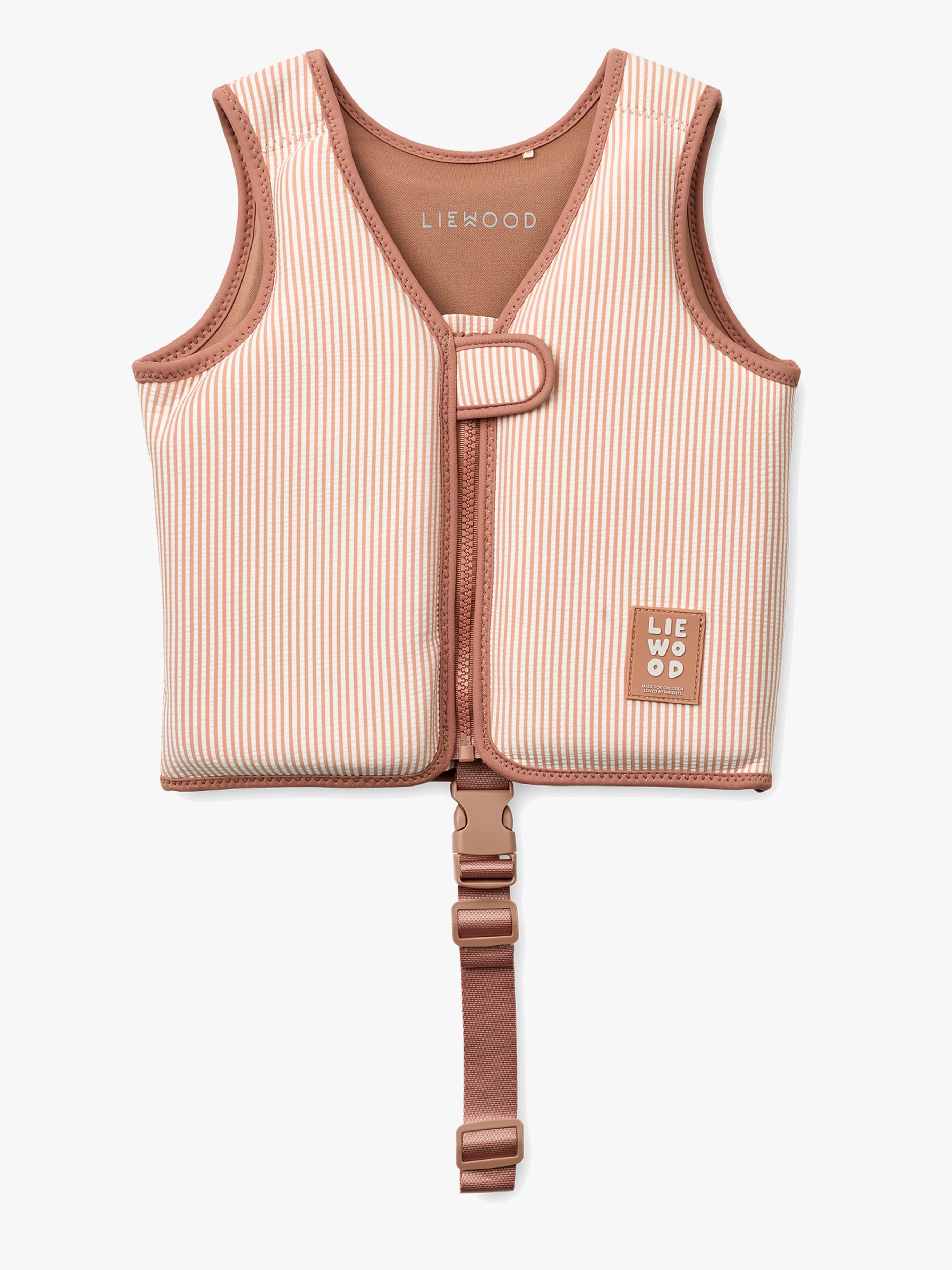 LIEWOOD Dove Schwimmweste, Stripe Pale Tuscany/Creme de la creme, 11-15 kg