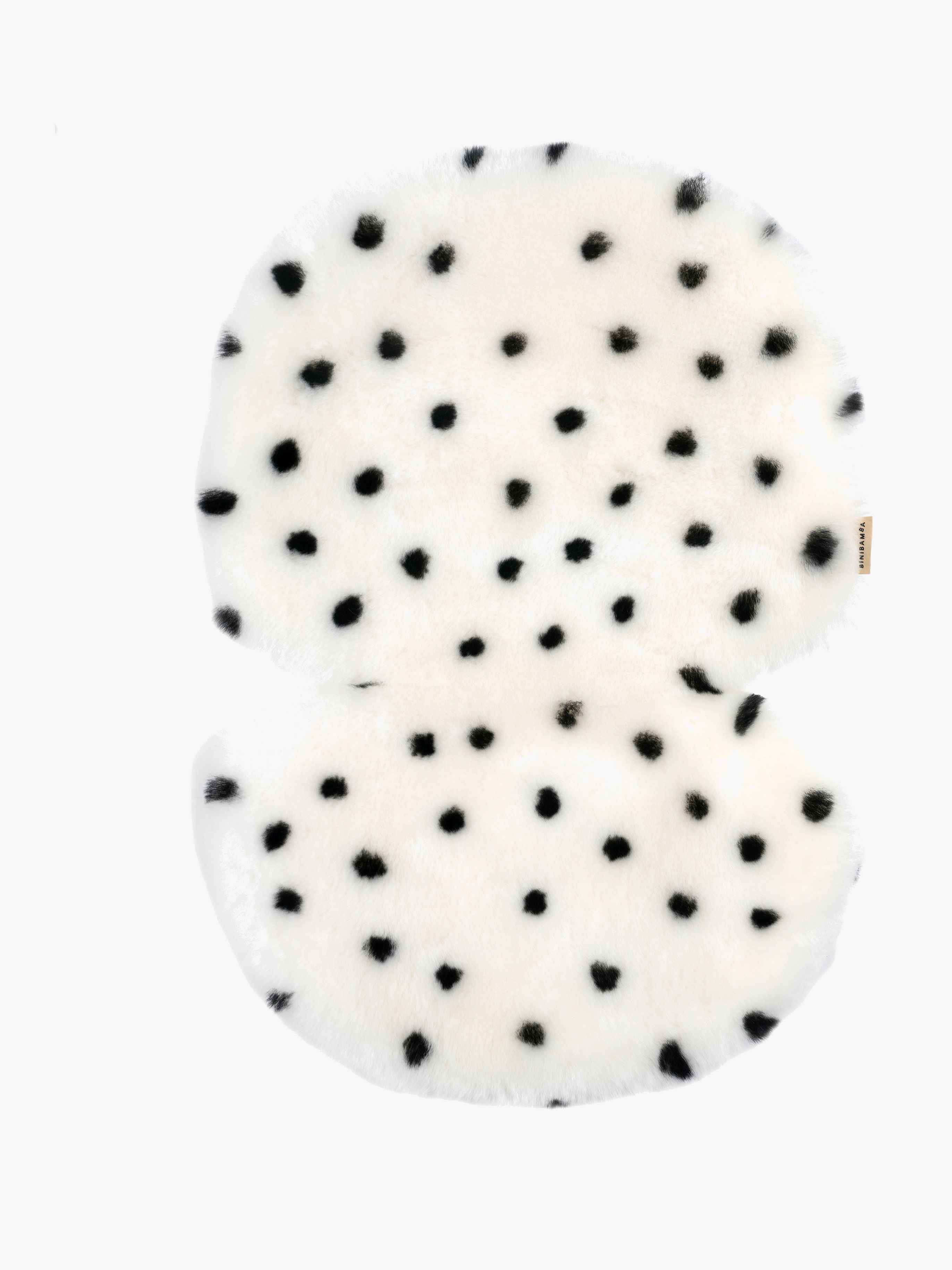 Sheepskin Sitzkissen Fixed Harness, Dalmation