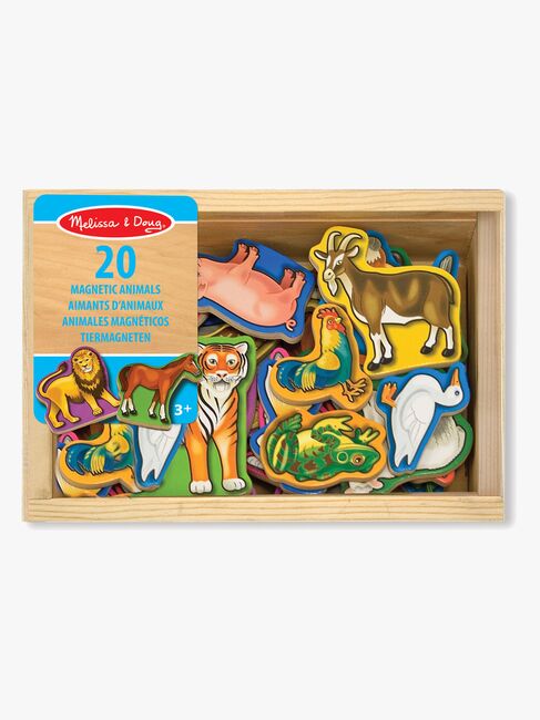 Melissa & Doug Tiermagnete aus Holz 20 Teile