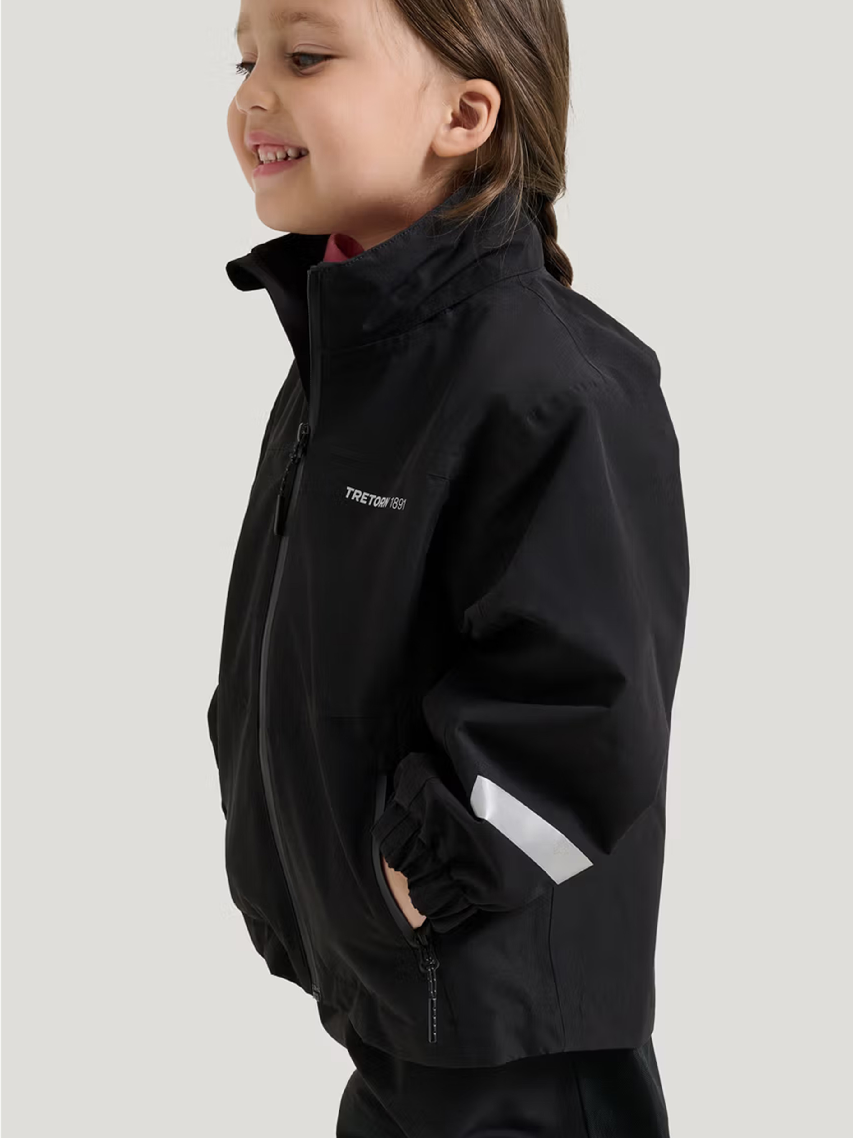 Tretorn Storm Outdoorjacke, Black, 146-152
