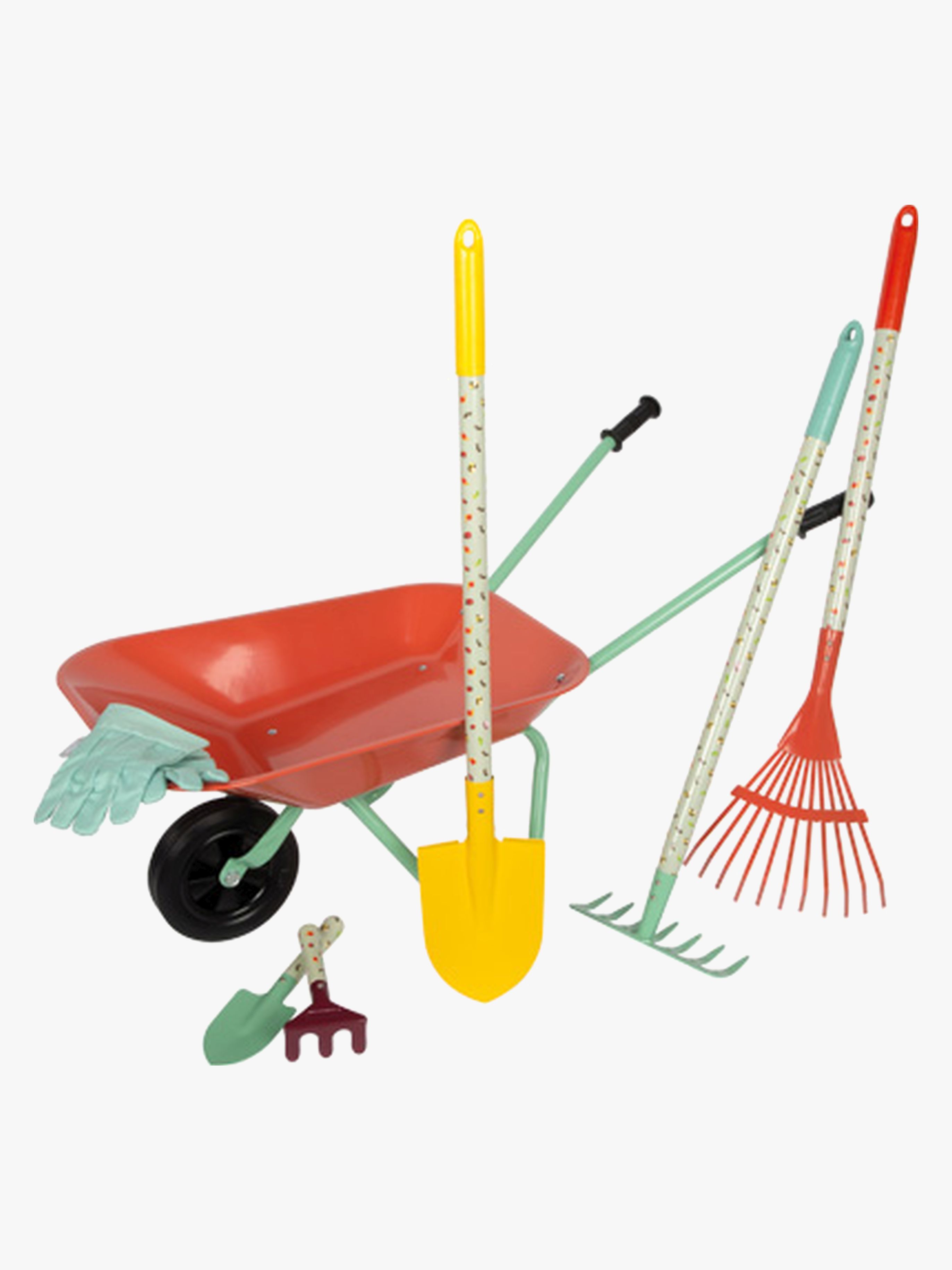Groß Gartenset mit Schubkarre Tiny Garden