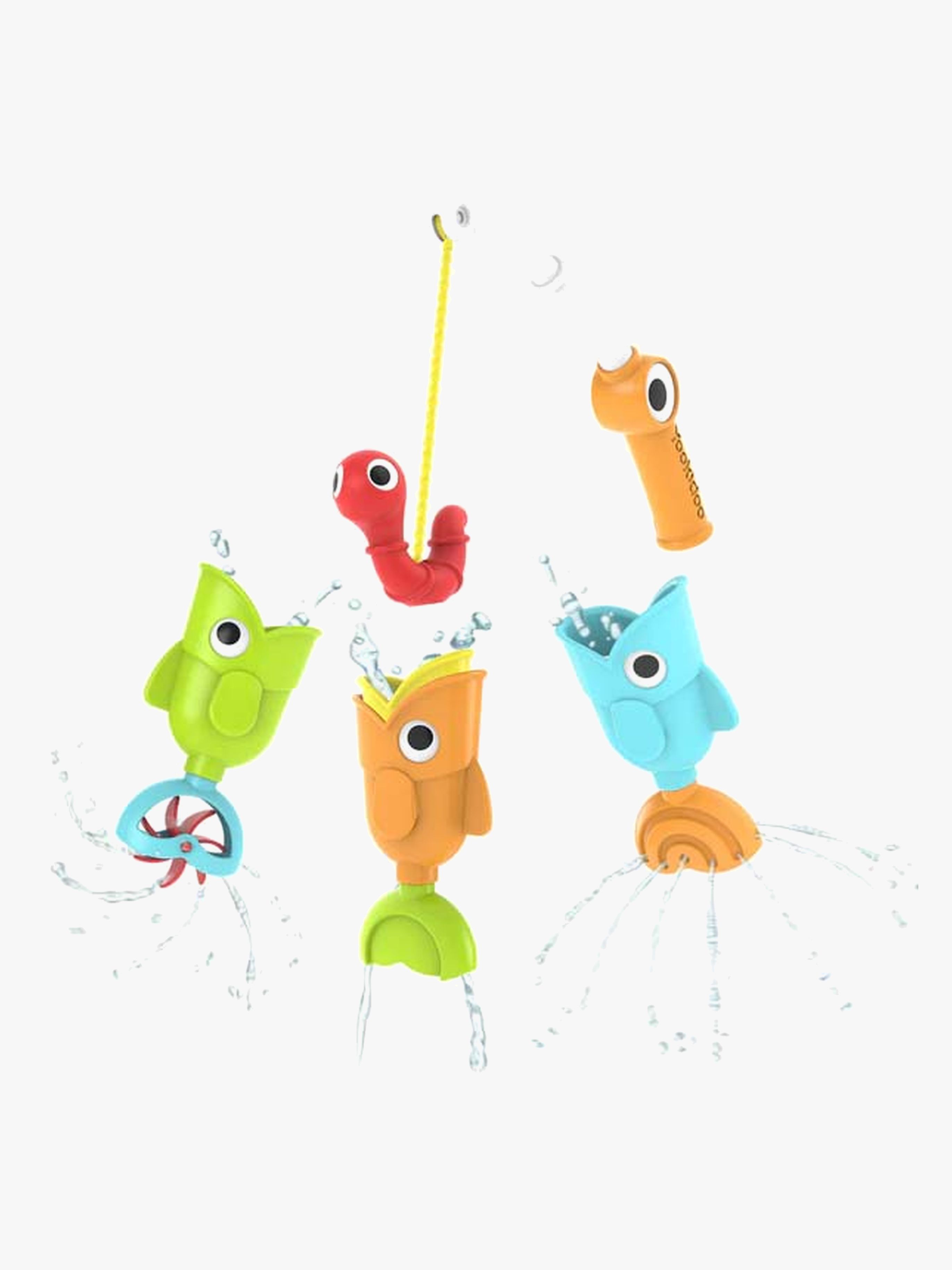 Yookidoo Badespielzeug Catch 'N' Sprinkle Fishing Set