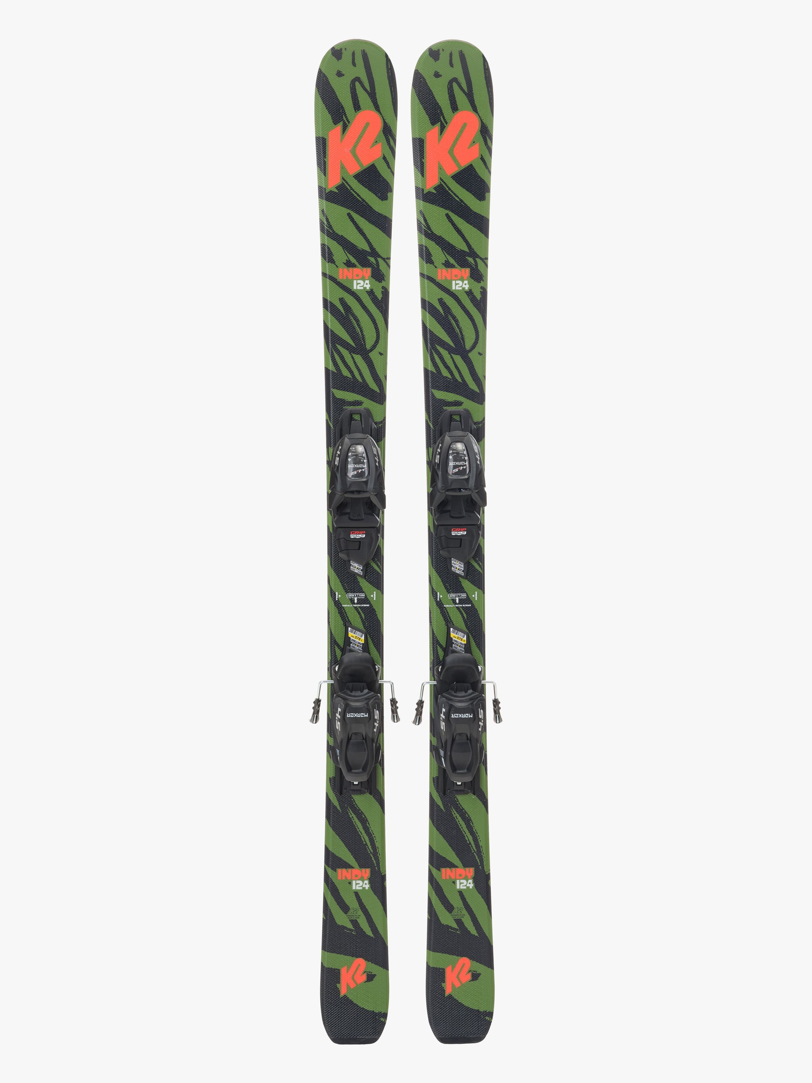 K2 Indy Fdt 4.5 Skier inkl. Bindungen, 112 cm
