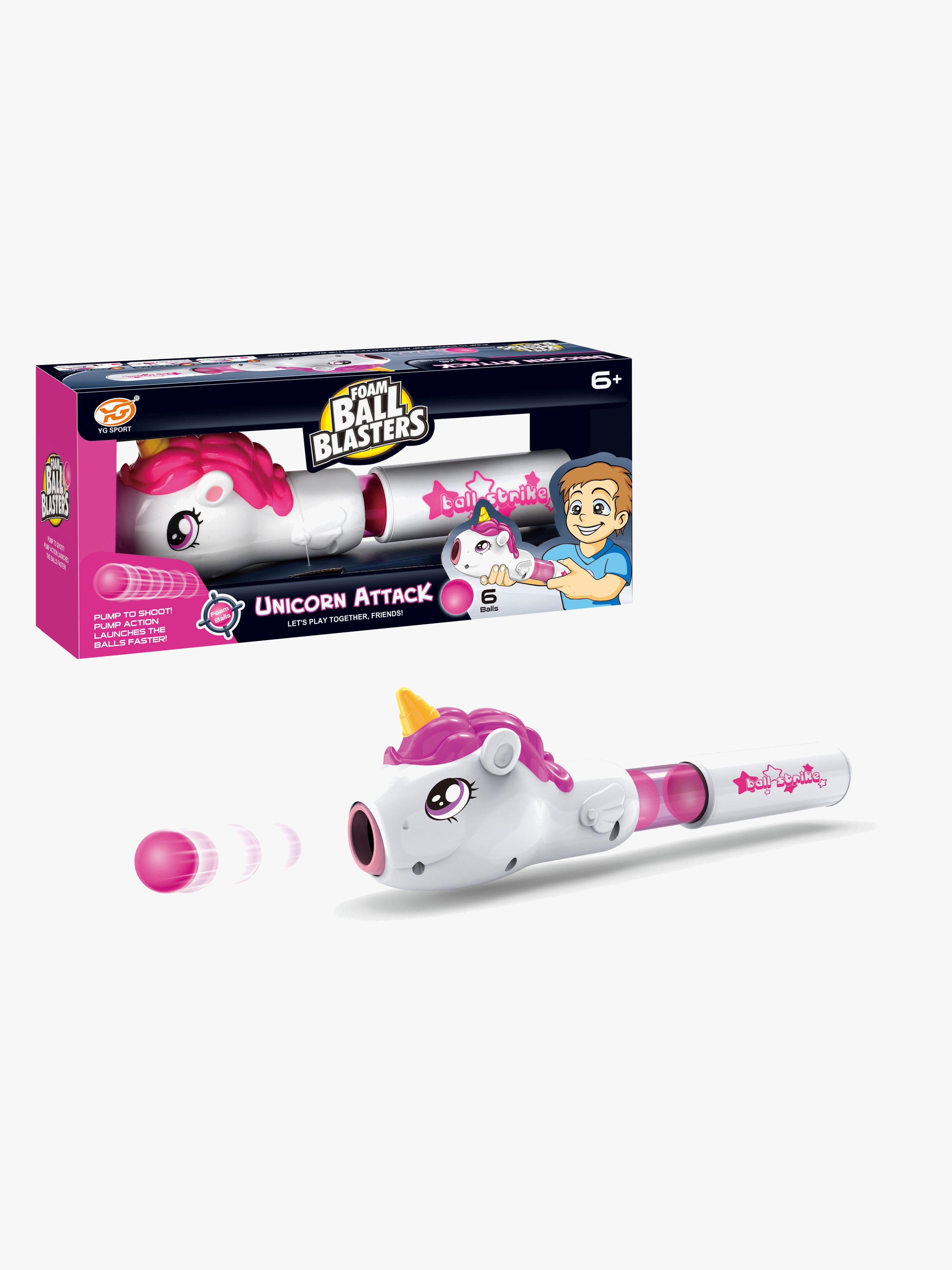 Foam Ball Blaster Einhorn
