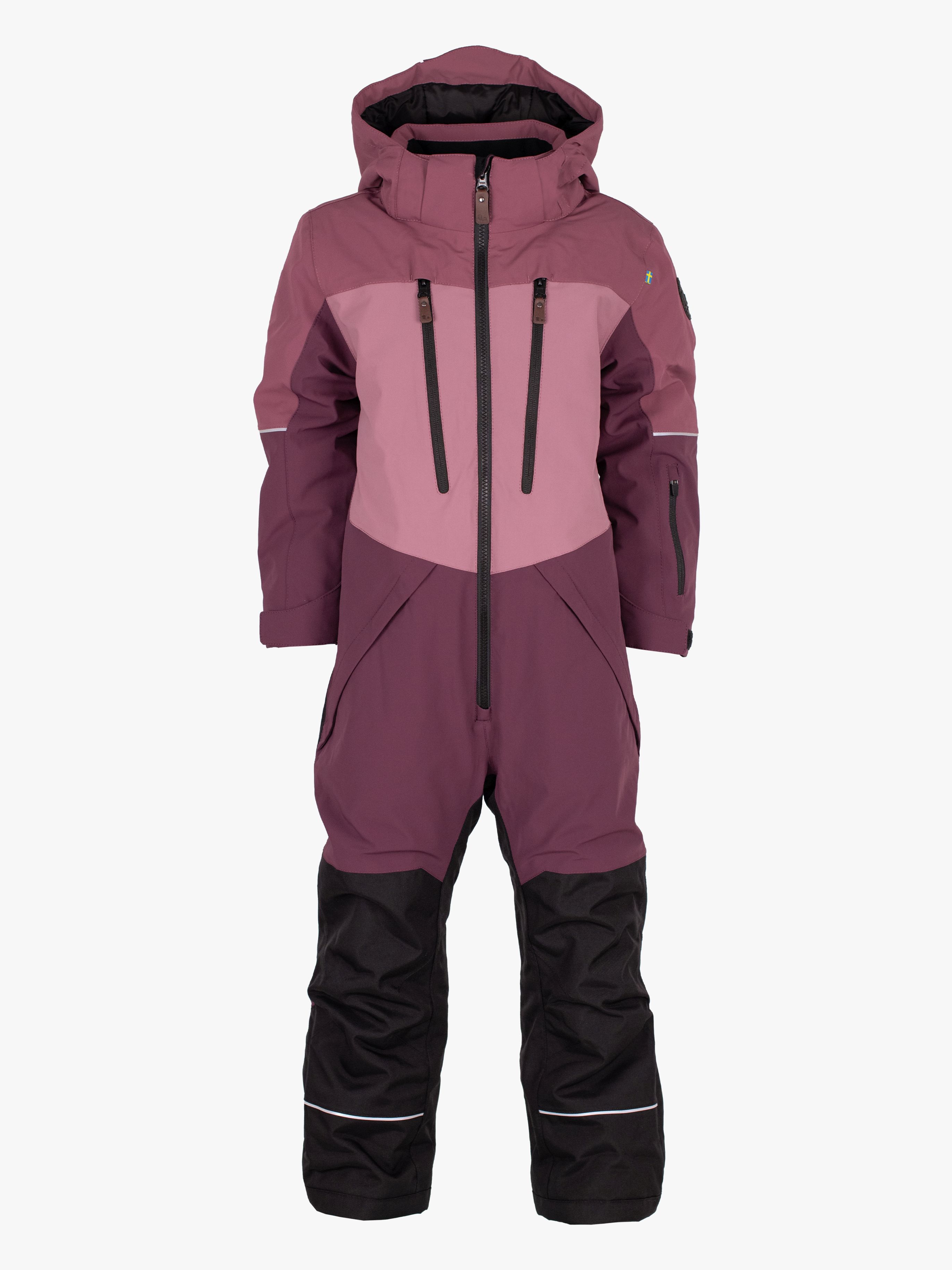 Lindberg Alpine Overall, Dry Rose/Plum, 160