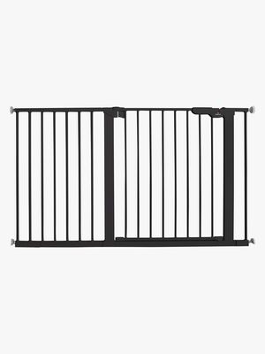 BabyDan Premier Klemmgitter + 8 Erweiterungen 126-132,2 cm, Schwarz