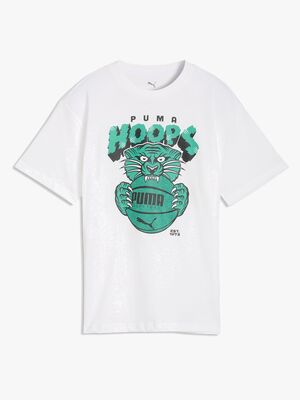 Puma Basketball Flagrant Foul T-Shirt, Weiß