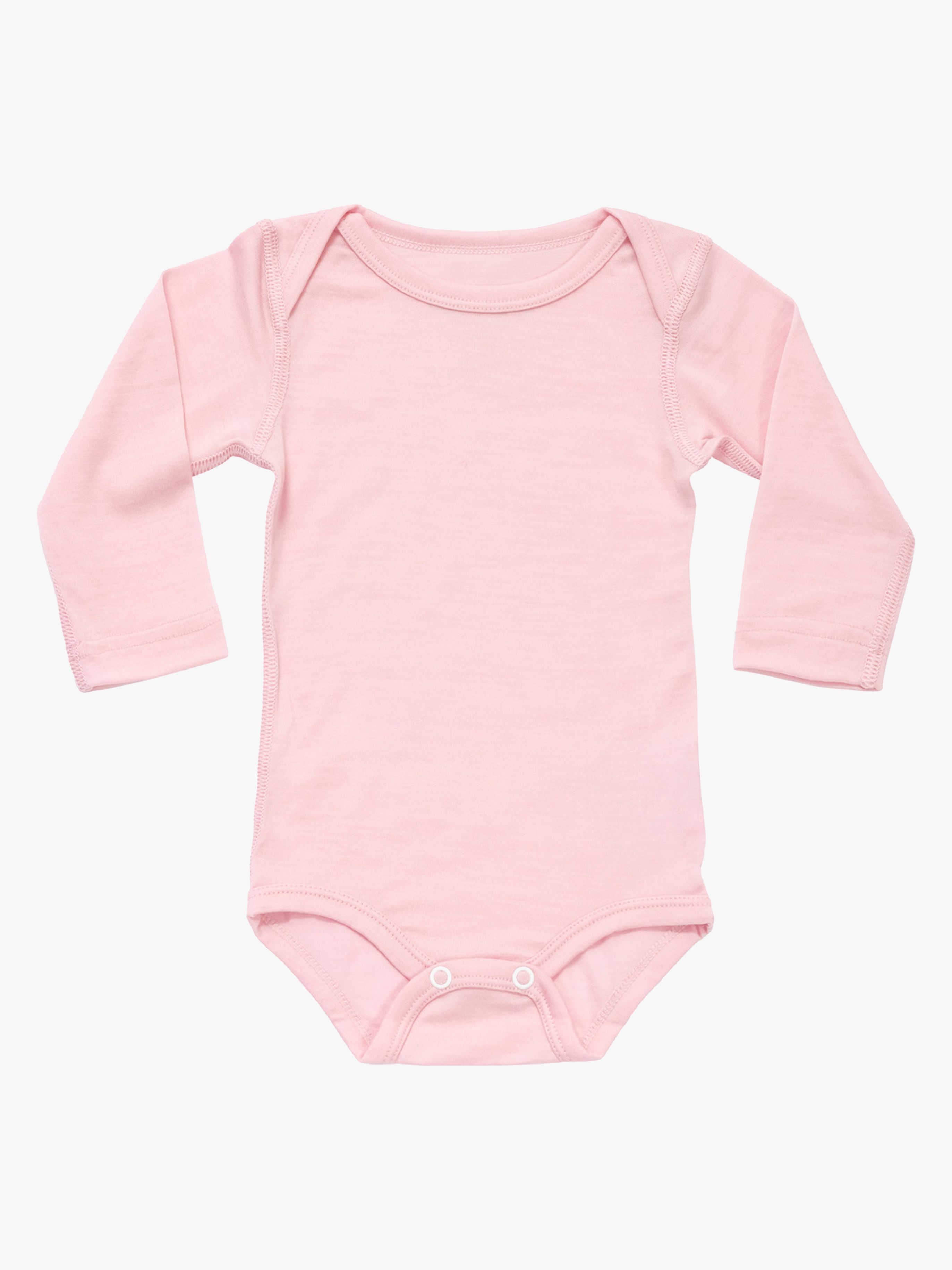 Breeze Merino Body Baby, Chalk Pink, 68, Babykleidung