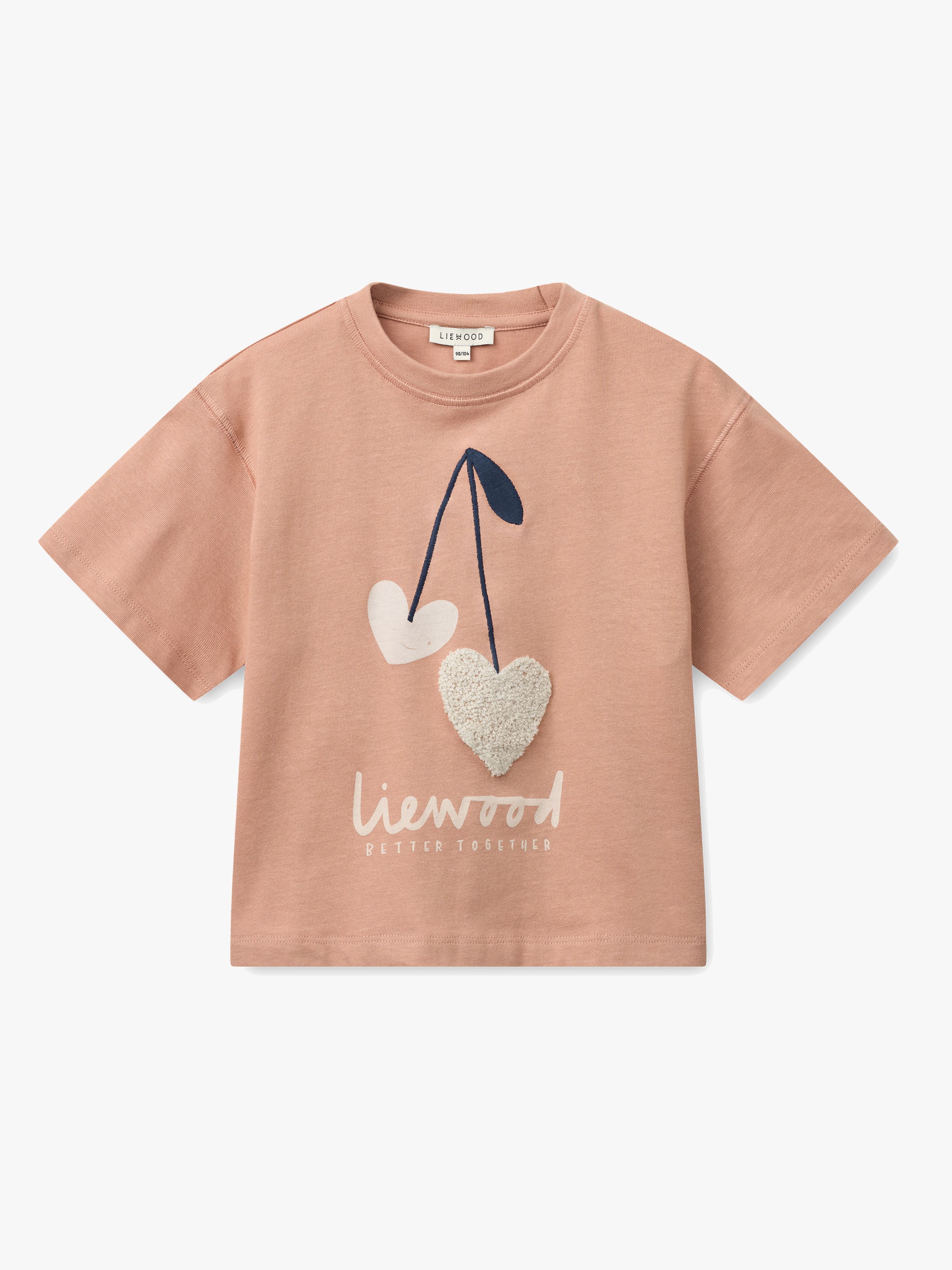Tyler Placement T-Shirt, Sweetshearts / Pale Tuscany, 122-128