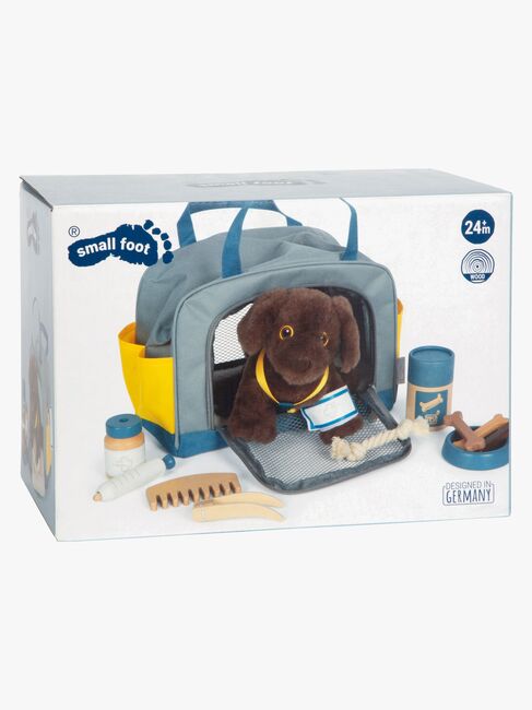 Small Foot Hund mit Tasche und Pflegeset