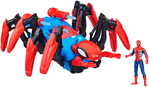 Marvel Spider-Man Crawl 'n Blast Spider Fahrzeug mit Figur
