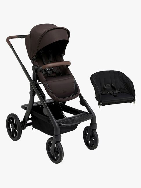 Beemoo Pro Max Kinderwagen inkl. Kleinkindsitz, Espresso Brown