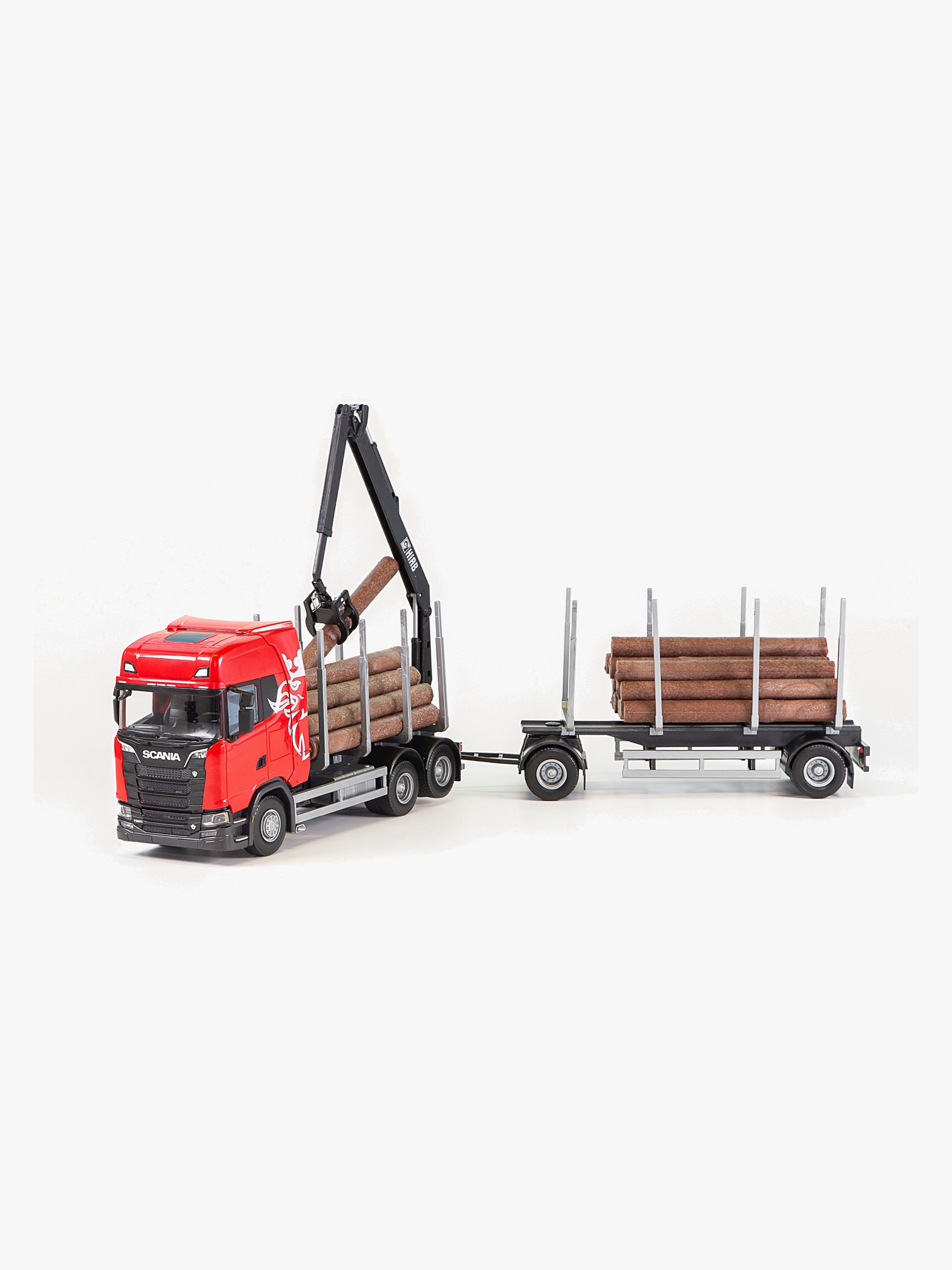 Emek Scania Holztransporter Gripen, Rot