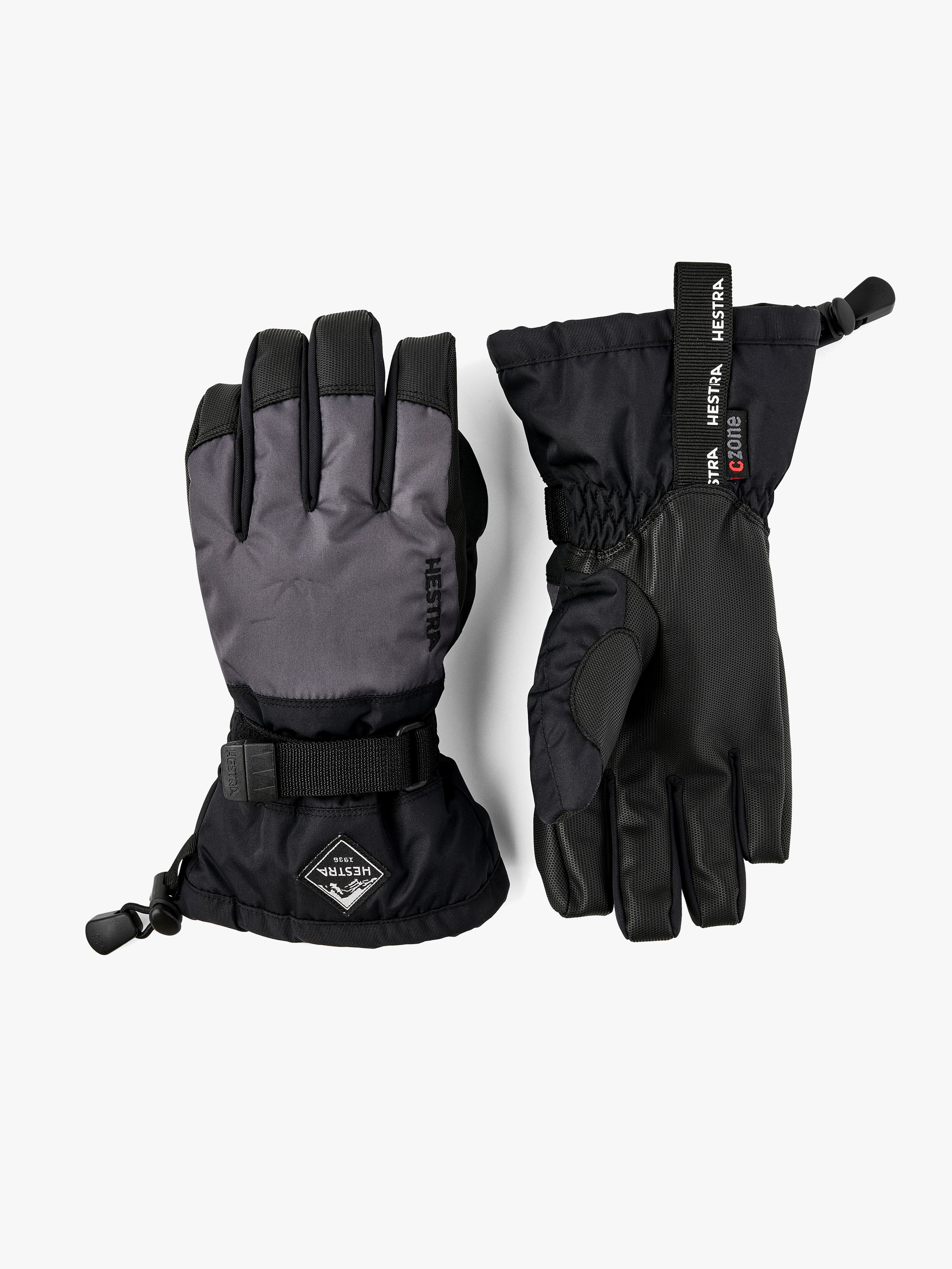 Hestra Gauntlet CZone JR Fäustlinge, Graphite/Black, 7