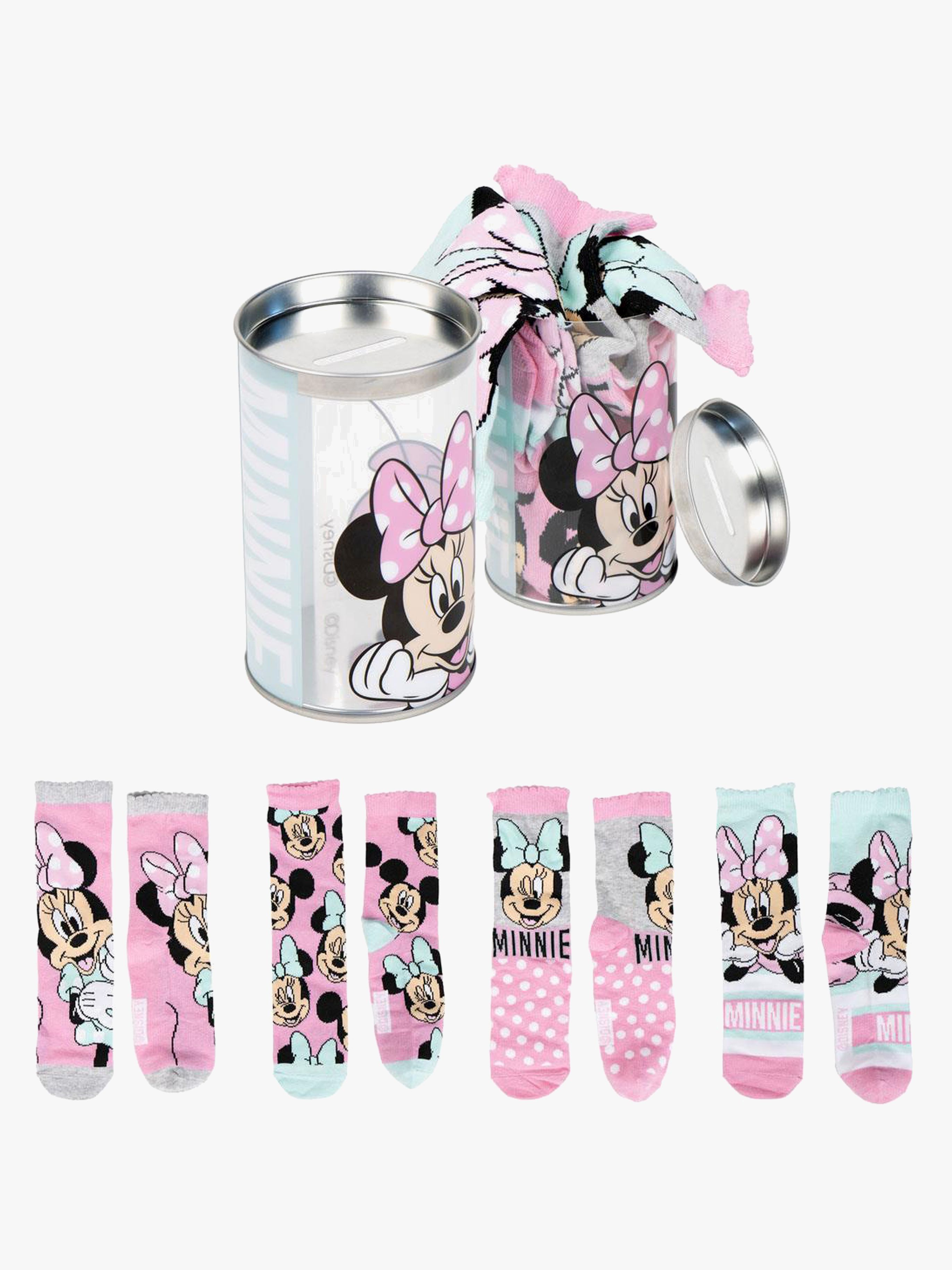 Disney Minnie Maus Socken 4er-Pack, 31-34