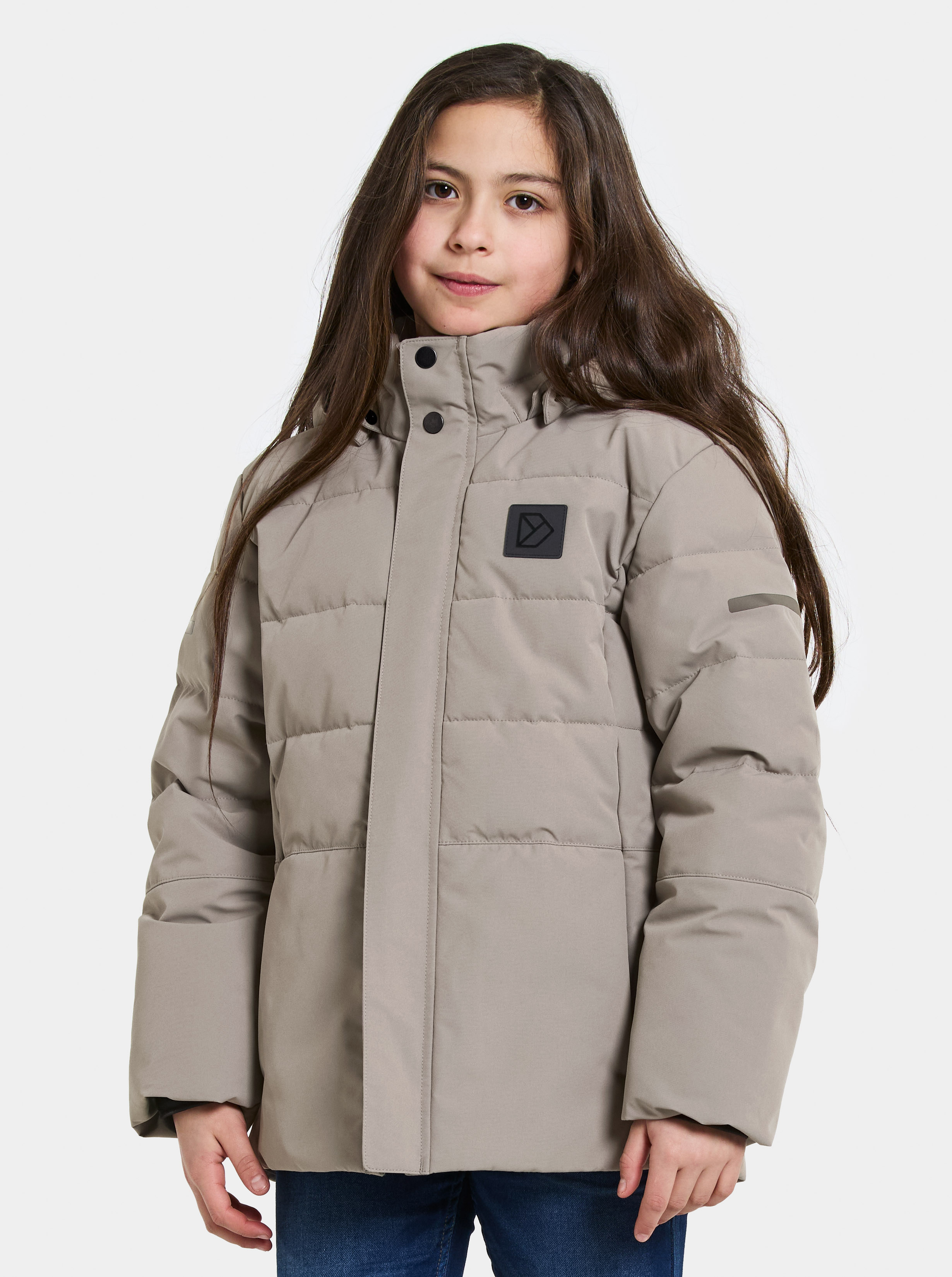 Didriksons Silikat Winterjacke, Ash Brown, 140
