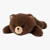 Teddykompaniet Plüschspielzeug Liegender Bär 28 cm, Braun