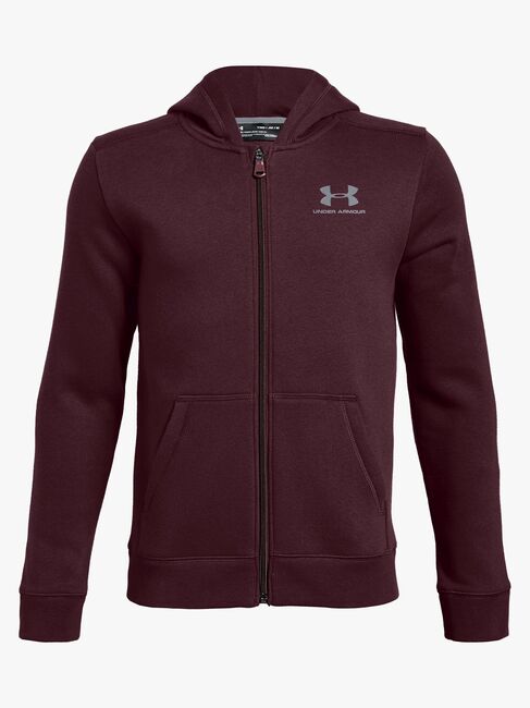 Under armour Fleece FZ Kapuzenpullover, Red