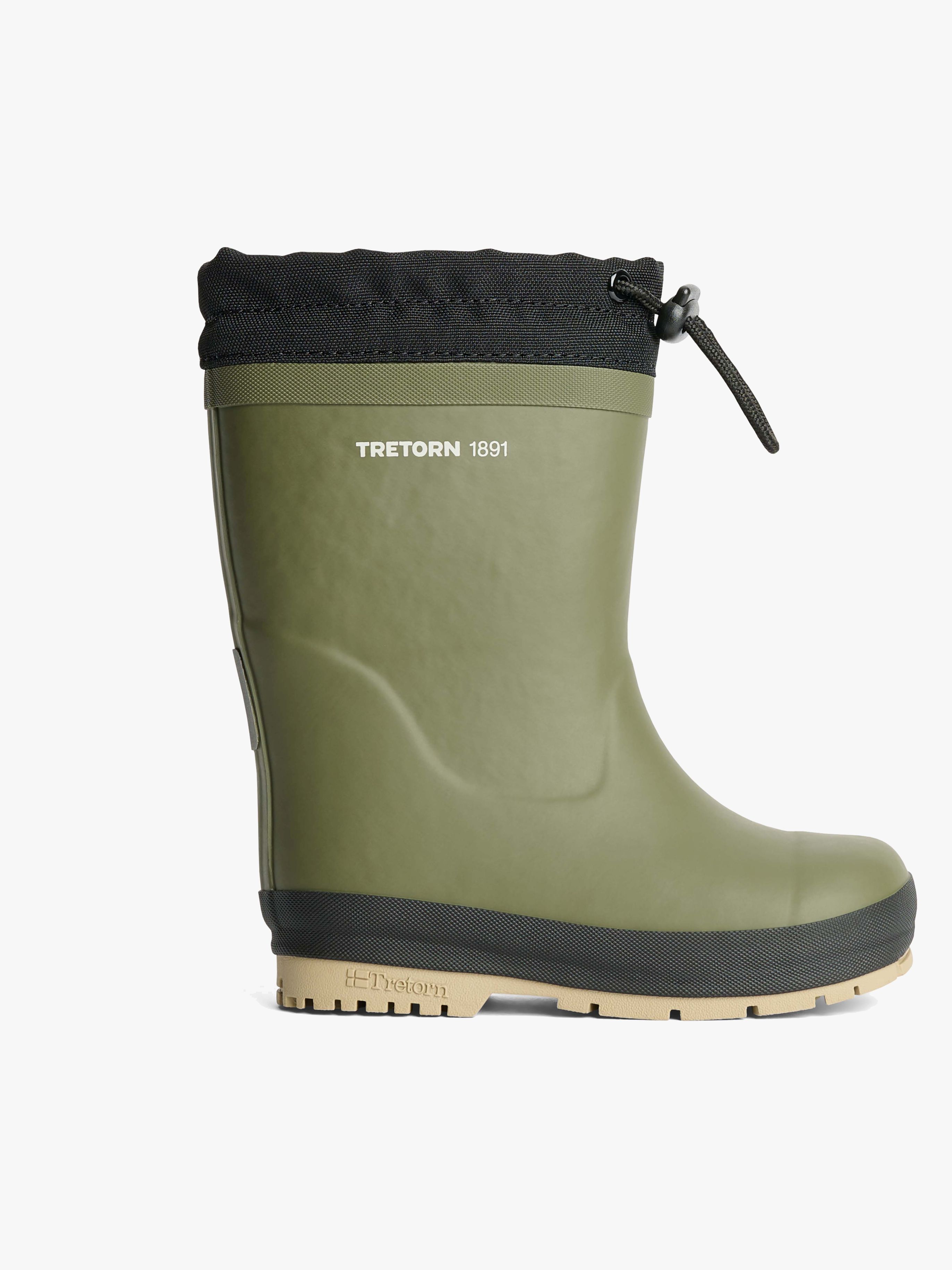 Tretorn Naven Gefütterte Gummistiefel, Grün, 23, Kindergummistiefel, Kinderstiefel, Gummistiefel kinder, Kids