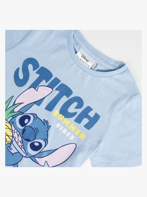 Disney Lilo & Stitch T-Shirt und Shorts, Blau