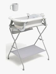 Beemoo CARE Assist Badewanne inkl. Badestütze, Badestativ & Duschkanne, Grey/White