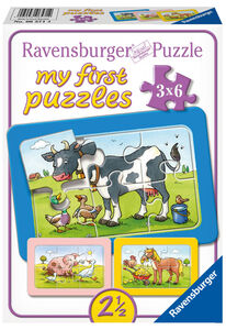 Ravensburger Puzzle Tierfreunde 3x6 Teile