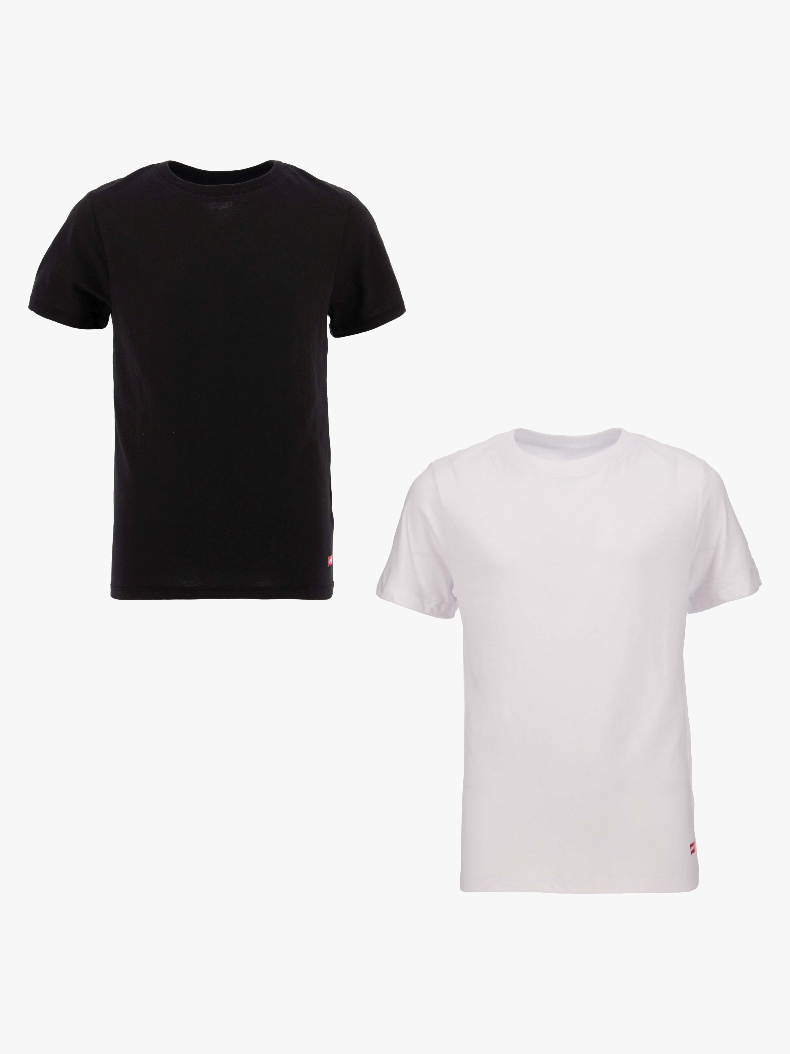 Levi's LHB T-Shirt 2er-Pack, Black/White, 13-15 Jahre