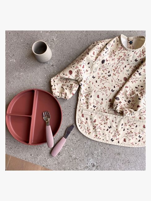 nuuroo Mingo Unterteilter Teller Silikon, Mahogany